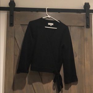 Madewell nwot texture and thread long sleeve wrap